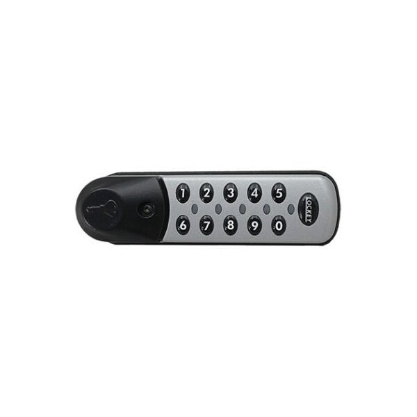 Lockey Digital Electronic Cabinet Lock For Wet/Chlorinated Areas Standard Silver Left EC781-SL - main